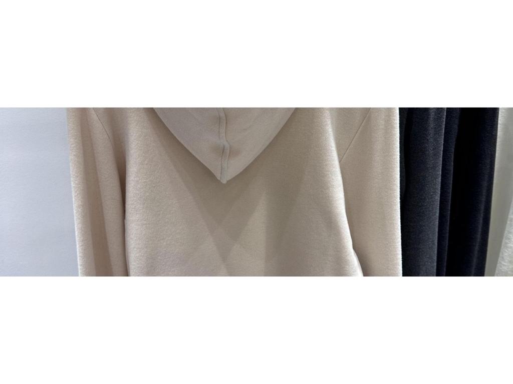 270g Thickened Korean Style Hooded Brushed Base Layer Shirt for Women - Autumn/Winter 2025