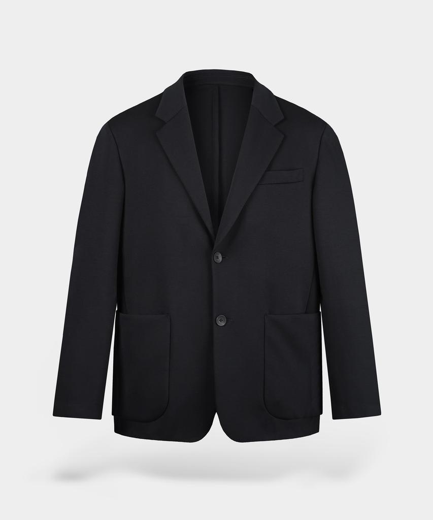 Birbante Comfort Stretch Setup Blazer Jacket - Black