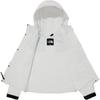 The North Face Mountain Color Block Logo Embroidered Casual Full Zip Long Sleeve Hard Shell Jacket Women jackets Ivory NJ2HQ80A