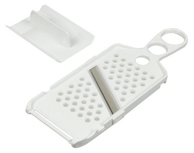 Perlmutt Metall Kräuterküche Breit mit Sicherheitshalter DW in Reibe/Hobel [Made Japan] C-9736