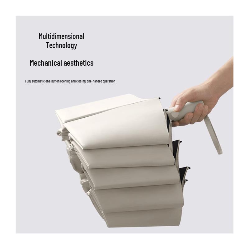 60-Bone Fully Automatic Sun & Rain Umbrella: Dual-Use, Sun Protection, Anti-UV, Large Men's Folding Umbrella