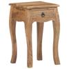 Day and Night - Day and Night Solid Mango Wood Bedside Table 28x28x46 Cm