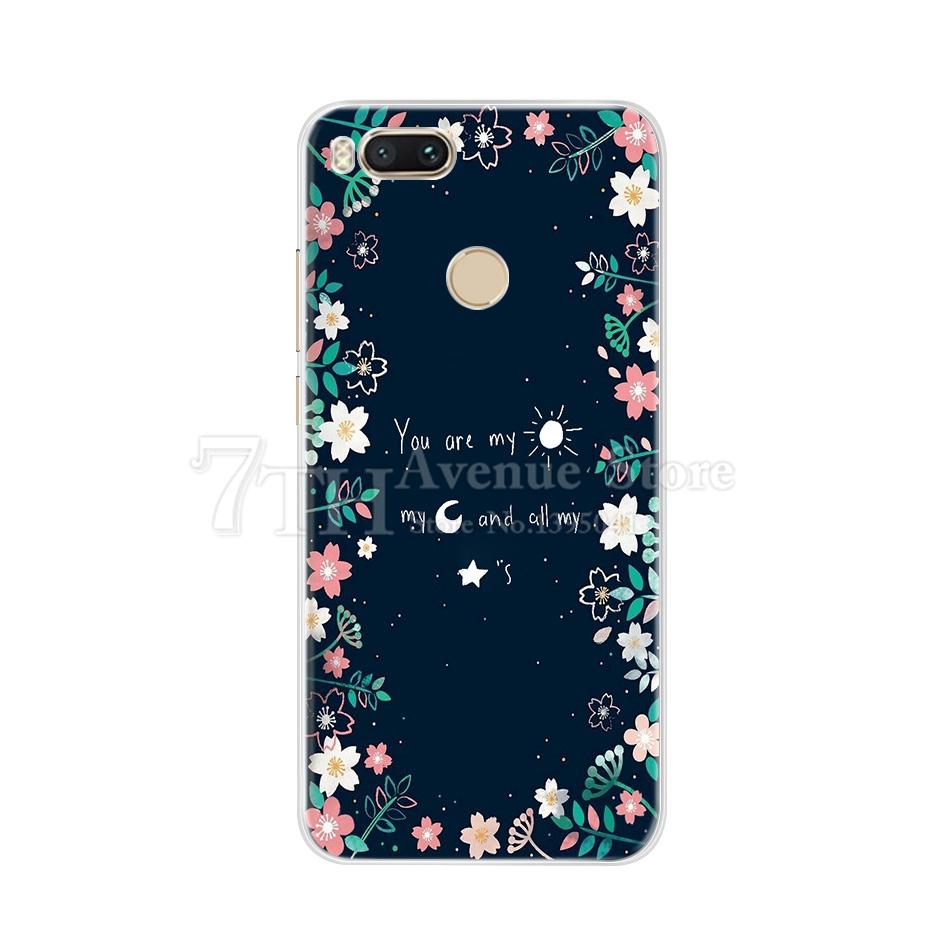 Pro Xiaomi Mi A1 Pouzdro Tištěné Pro Xaiomi Mi A1 TPU Pouzdro Pro Xiaomi Mi 5X Měkký Silikonový Zadní Kryt
