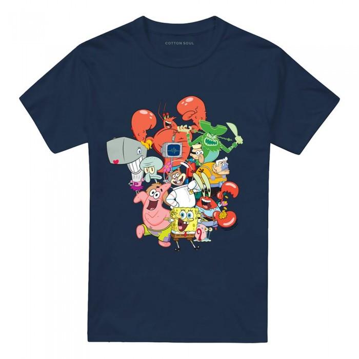 Svampbob Fyrkant Unisex Vuxen Hela Gänget T-shirt