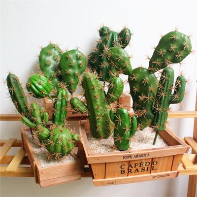 1Pc Foam Artificial Cactus Succulent Tropical Plant Bonsai Desk Home Party Decor