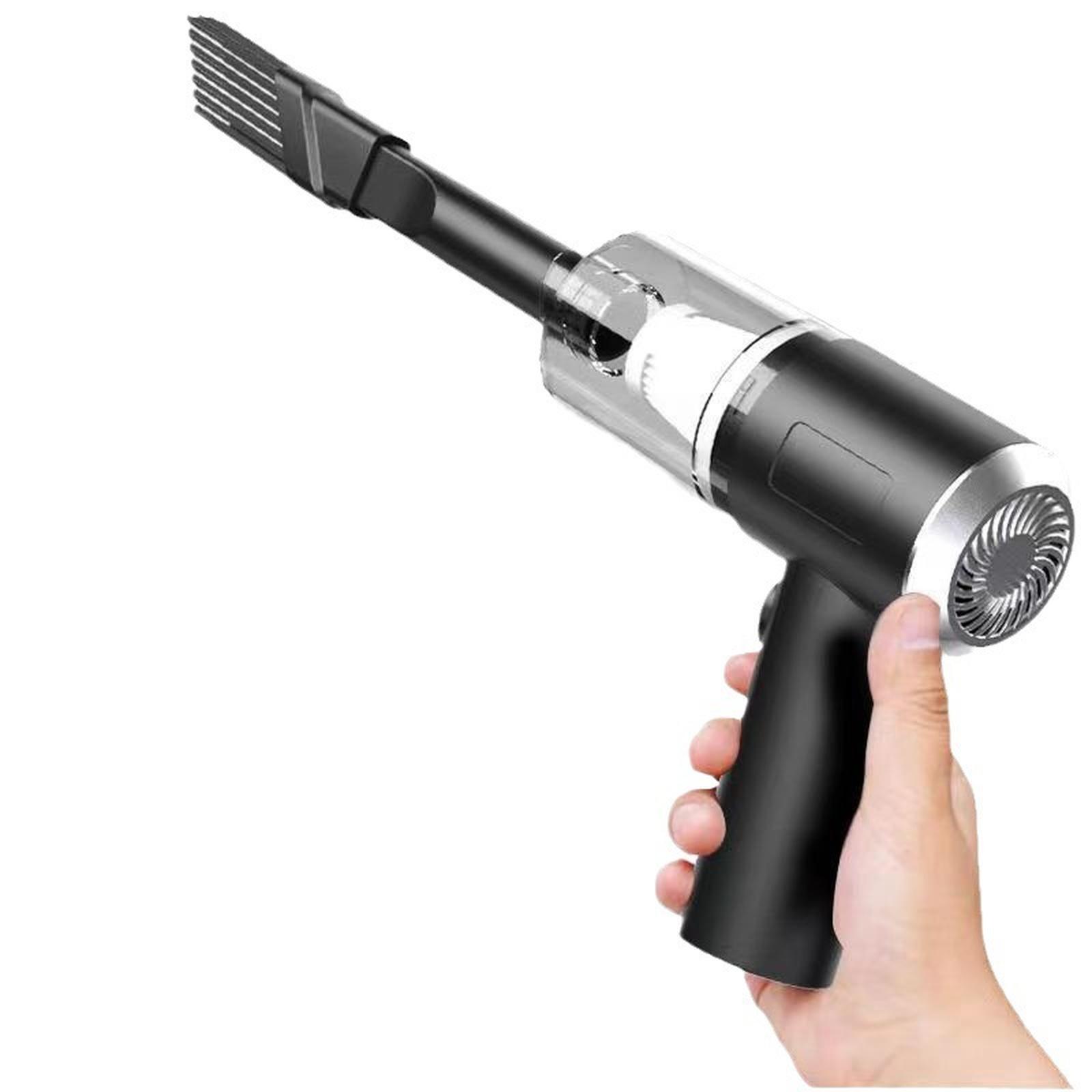 

English: Cordless Handheld Vacuum Cleaner for Home Car Sofa Window Bed one size чорний