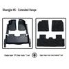Shangjie H5 Extended Range Car Mats: TPE Door Sill Trim, Double Layer, Wear-Resistant Interior Protection.