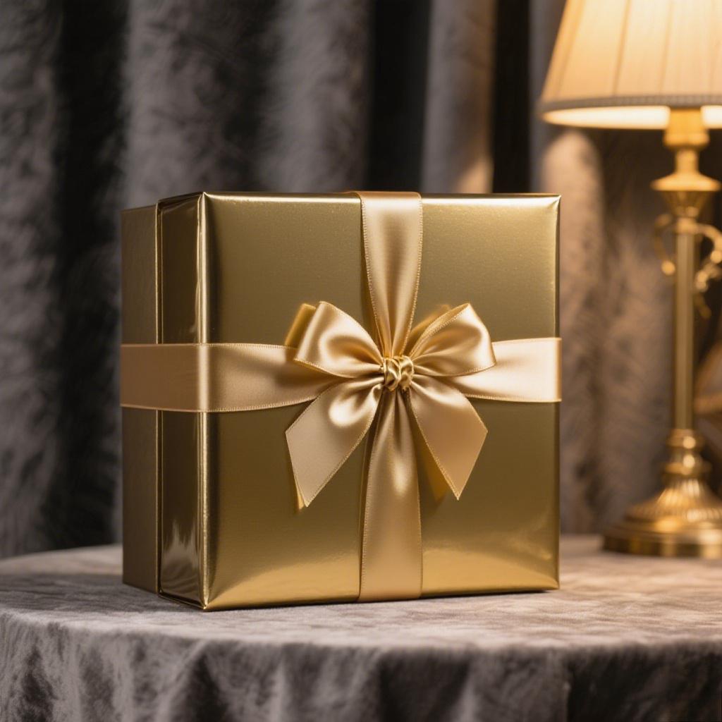 1roll Luxurious Champagne Satin Ribbon Roll - 2.5cm Wide Suitable for Elegant Gift Packaging, Bridal Bouquet Embellishments