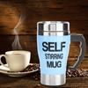 Electric Coffee Milk Automatic Mixing Cup Stainless Steel Intelligent Self Stirring Mug