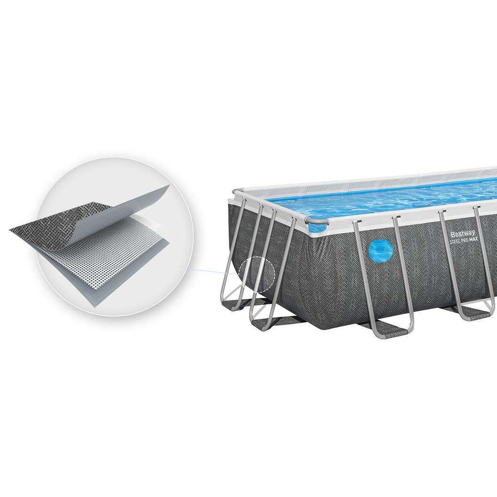 Frame Garden Pool 488 X 244 X 122 Cm 10 In 1 Bestway 561Mb