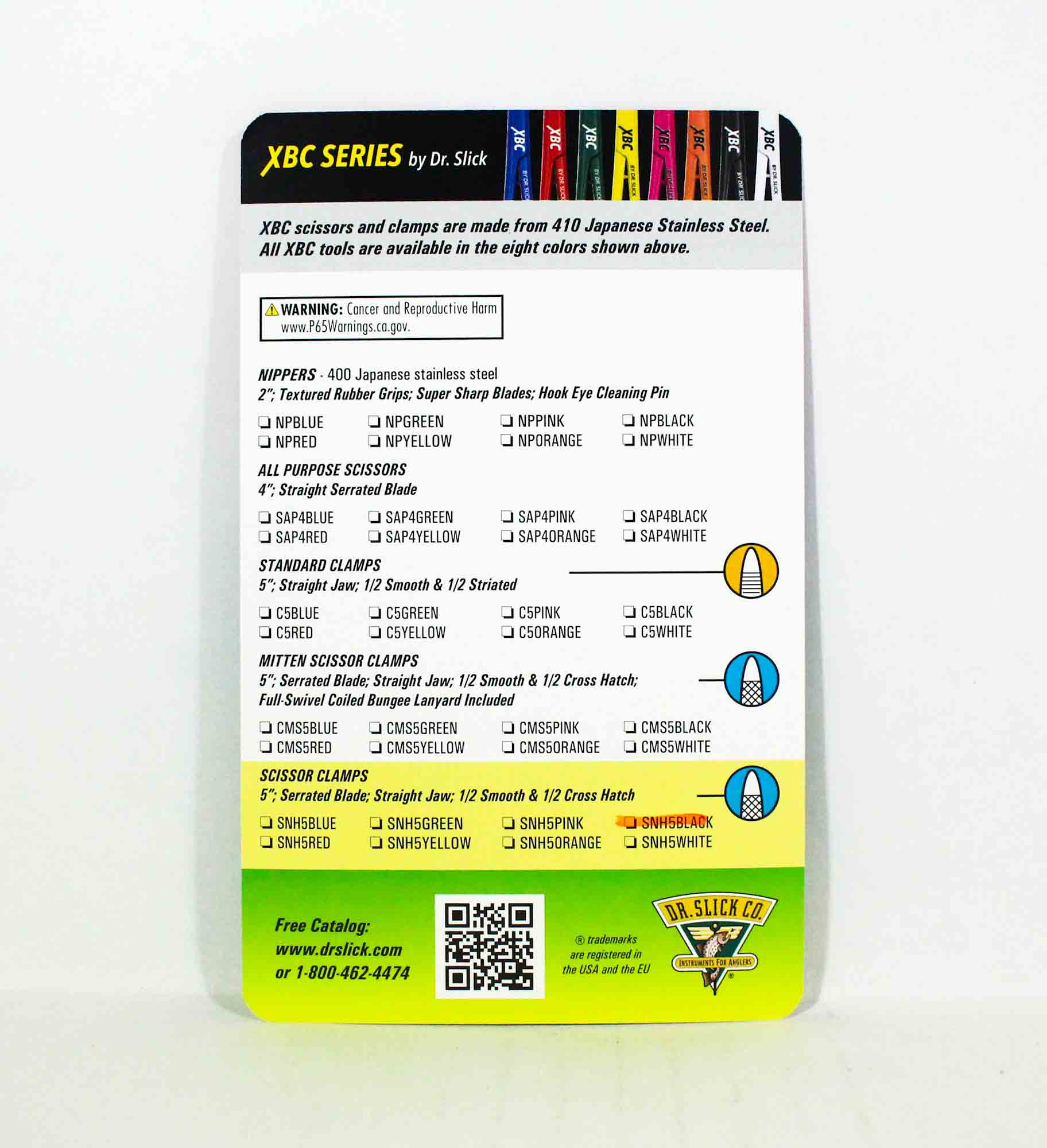 Pince à Ciseaux Dr Slick SNH5NOIR XBC – 5 Pouces, Noir, Droit (6171)