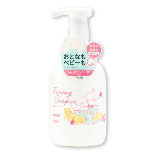

TENEI Full Body Soap M Foaming Body Soap Moomin Collaboration Unscented and Colorant-Free for Newborns and Sensitive Skin