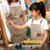 Grembiule Impermeabile per Bambini per Pittura, Ceramica, Cottura e Calligrafia - Design Genitore-Figlio per Ragazzi e Ragazze