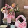 5 Teile/paket Handheld Papier Verpackung Blume Box Blume Korb Hochzeit Party Dekoration Geschenk Tasche Bouquet Mutter der Tag