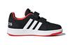 Adidas Neo Hoops 2.0 Abrasion Resistant Low top Skateboard Shoes Black Children Aged 3 7 Years Old B75960