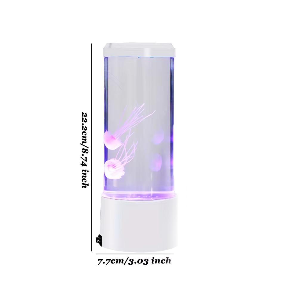 Multicoloured Jellyfish Lamp Creative Atmosphere Night Light Usb Powered  for Living Room Bedroom Kid Room Decor Lighting