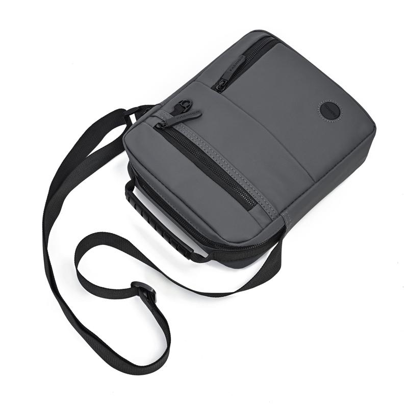 Men's Crossbody Bag - Multi-Compartment Business Shoulder Bag with Adjustable Strap, Compact Design for Travel & Everyday Use