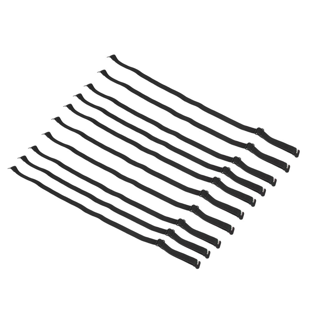 Adjustable 1cm Width Bow Tie Black/White Elastic Band For Men Women Teens Elegant Black Elastic Straps for Bow Tie
