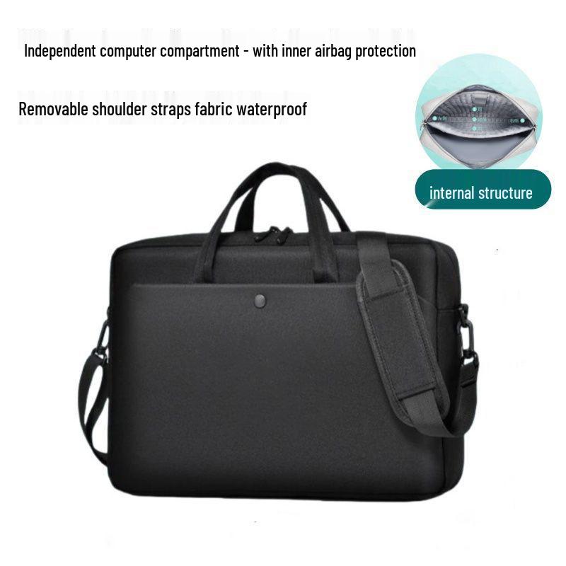 Große Kapazität 17,3-Zoll-Laptoptasche mit mehreren Fächern und Samtfutter
