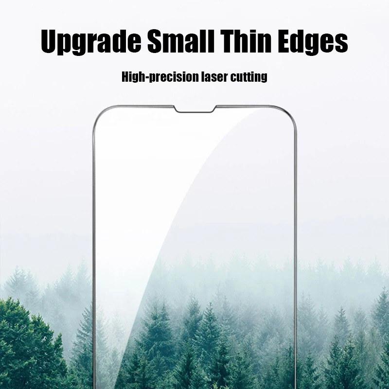 4PCS Gehärtetes Glas für iPhone 14 13 12 11 Pro Max Displayschutzfolie für iPhone 7 8 Plus X XR Xs Max Schutzglasfolie