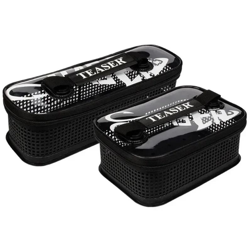 Fishing Lure Bag Jig PVC Carry Bag For Metal Jigging Holder Fishing Tackle Container Spinner Spoon Bait Storage Carrying Case