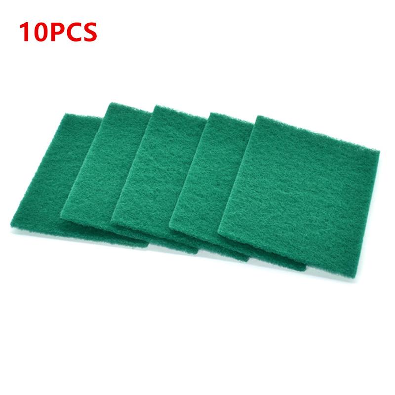 10/20/30Pcs Scrub Pads Household Kitchen Oil Removal Dishwashing Pot Pads Scratch Free Multipurpose Reusable Cleaning Dishrag