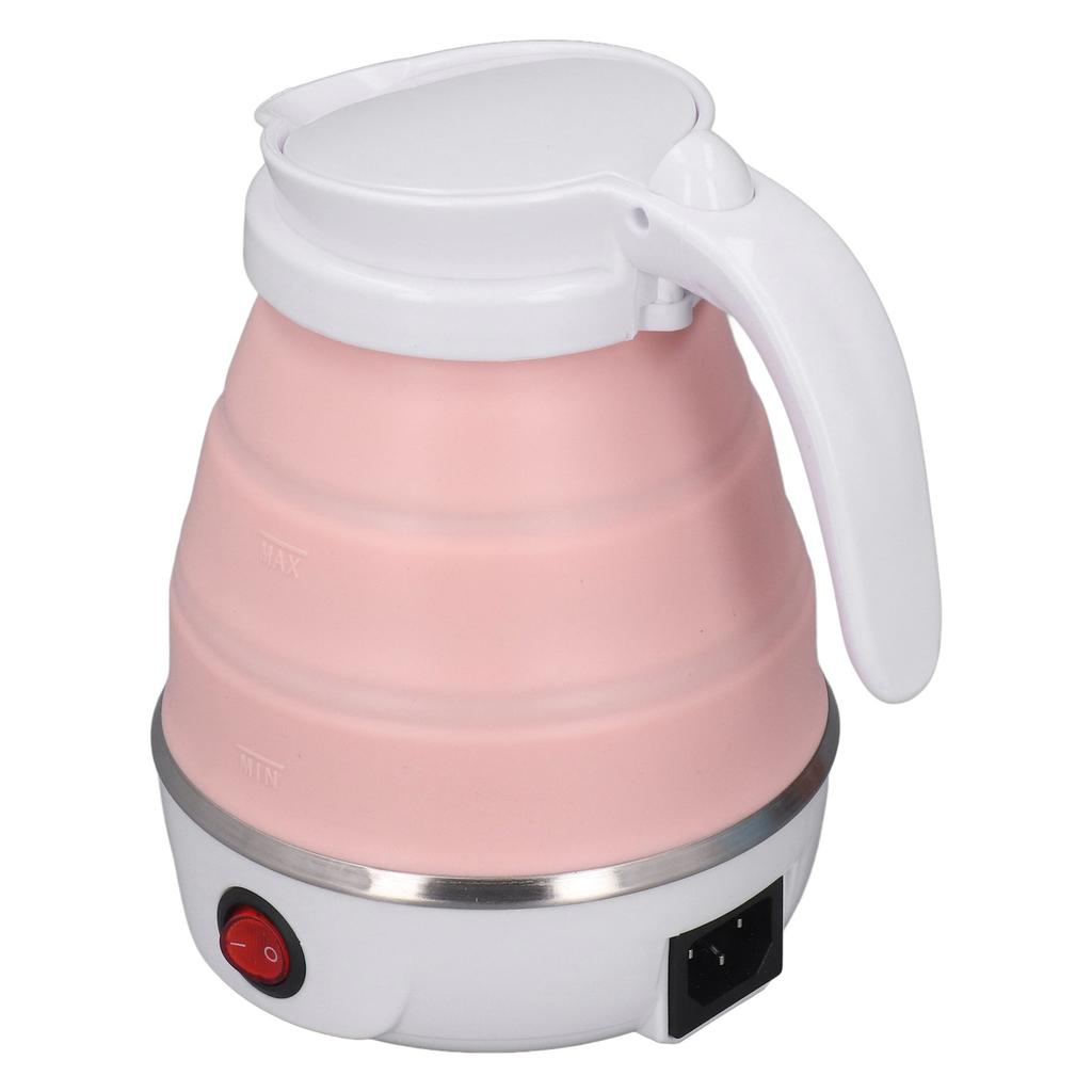 Portable Foldable Electric Kettle Travel Foldable Electric Kettle Collapsible Water Boiler with Detachable Power Cord