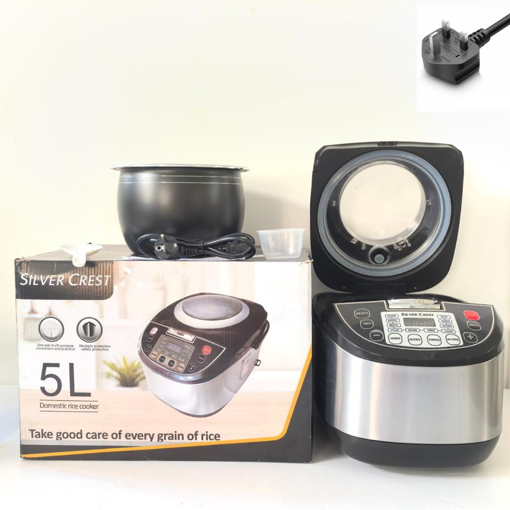 5-Liter Smart Rice Cooker Large-capacity Household Non-stick Cooker Rice Cooker Multi-function Timing Cooking Pot