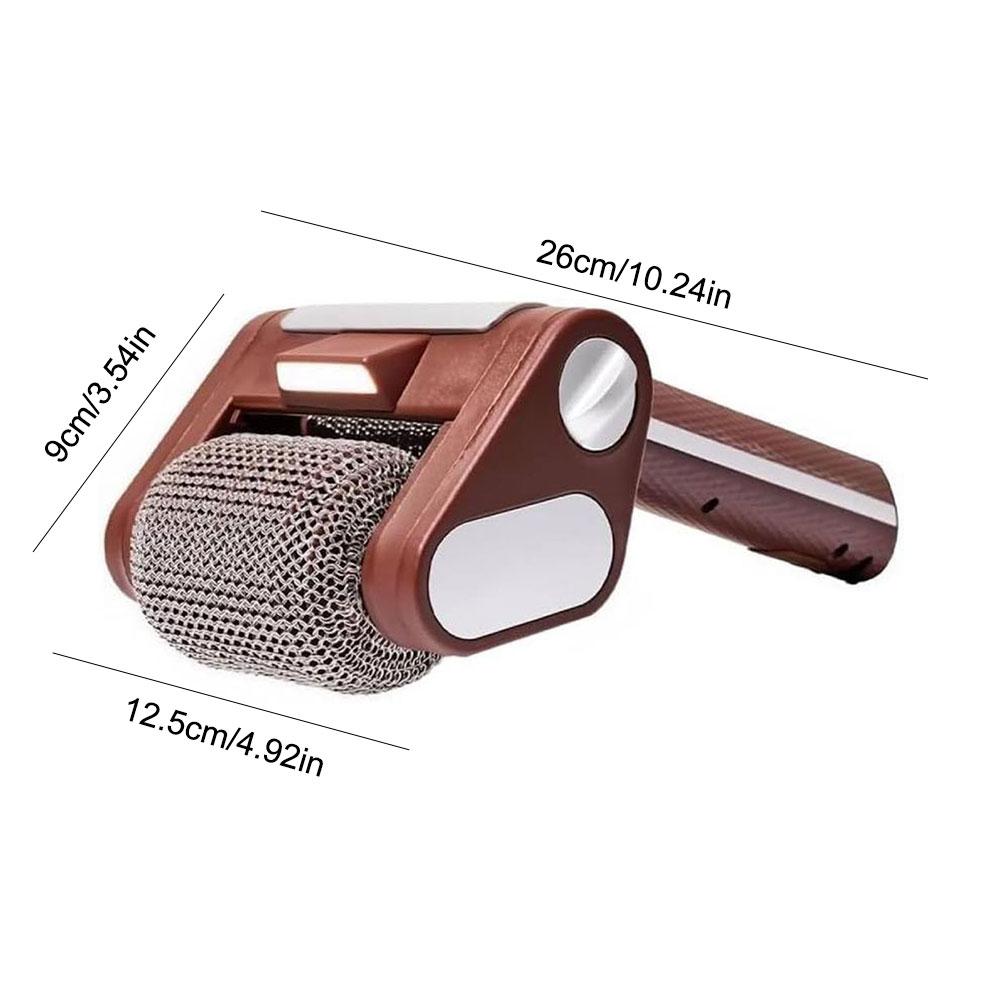 

Электрическая щетка для чистки гриля, вращающаяся на 360°, ролик из нержавеющей стали, перезаряжаемая щетка для чистки барбекю