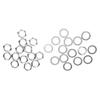G3 8 Female Thread Nuts Metal Washer Kit Instrument Jack Fasteners for Electric Guitar Bass