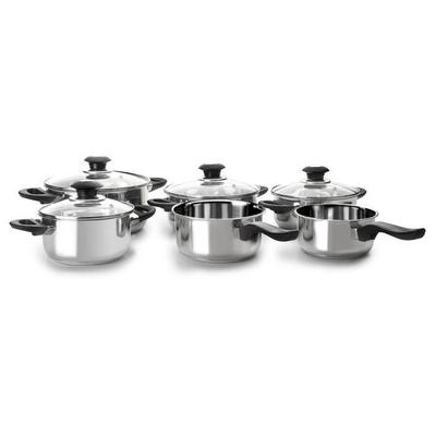 Cookware - IBILI - Optima - Stainless Steel - Glass Lid - 6 Pieces