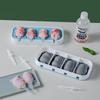 4 Cells Ice Cream Silicone Mold Summer Popsicle Mold Ice Pop Maker Fruit Juice Freezer Ice Tray Popsicle Molds Cake Baking Tools