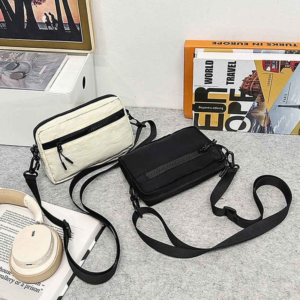 Versatile Lightweight Crossbody Bag Large Capacity Solid Color Mini Phone Bags Tissue Bags Everyday Travel