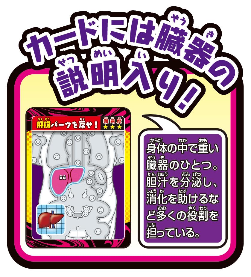 Megahouse Super Crush Human Body Model Action Game Ages 6 and up