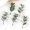 50PCS Of Artificial Plant Leaves For Wedding Party Home Accessories Craft Products Christmas Wreath Decoration Background Wall