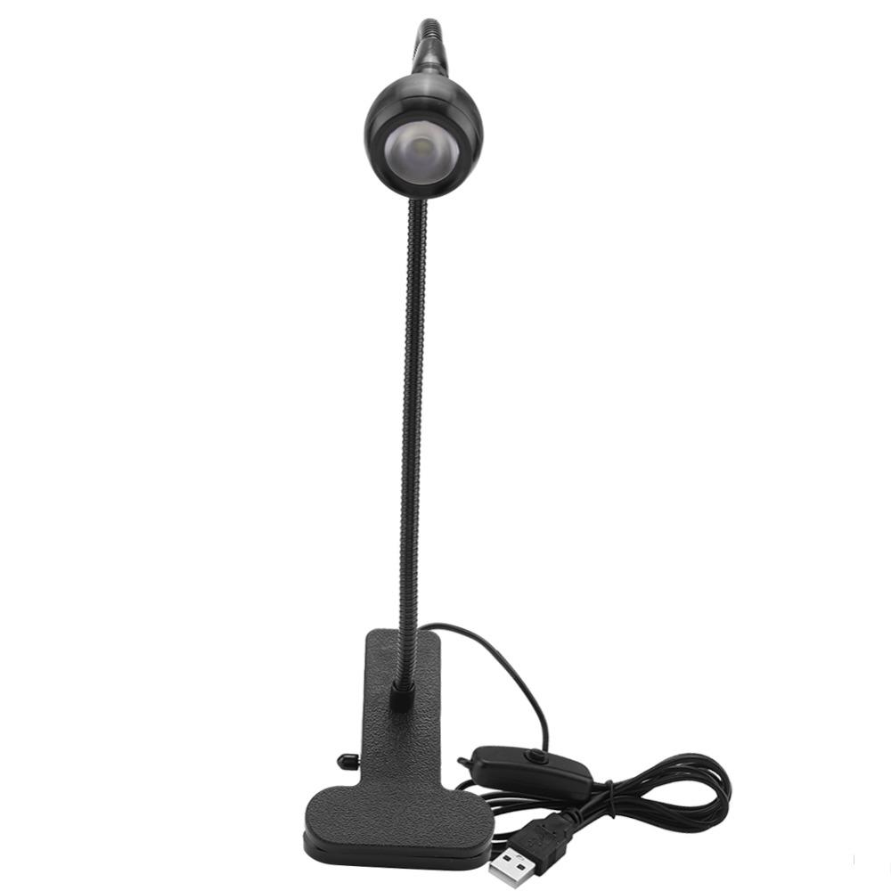 USB Powered USB LED Table Light With Clip LED Clip On Light Mini Desk Night Lamp Model Making