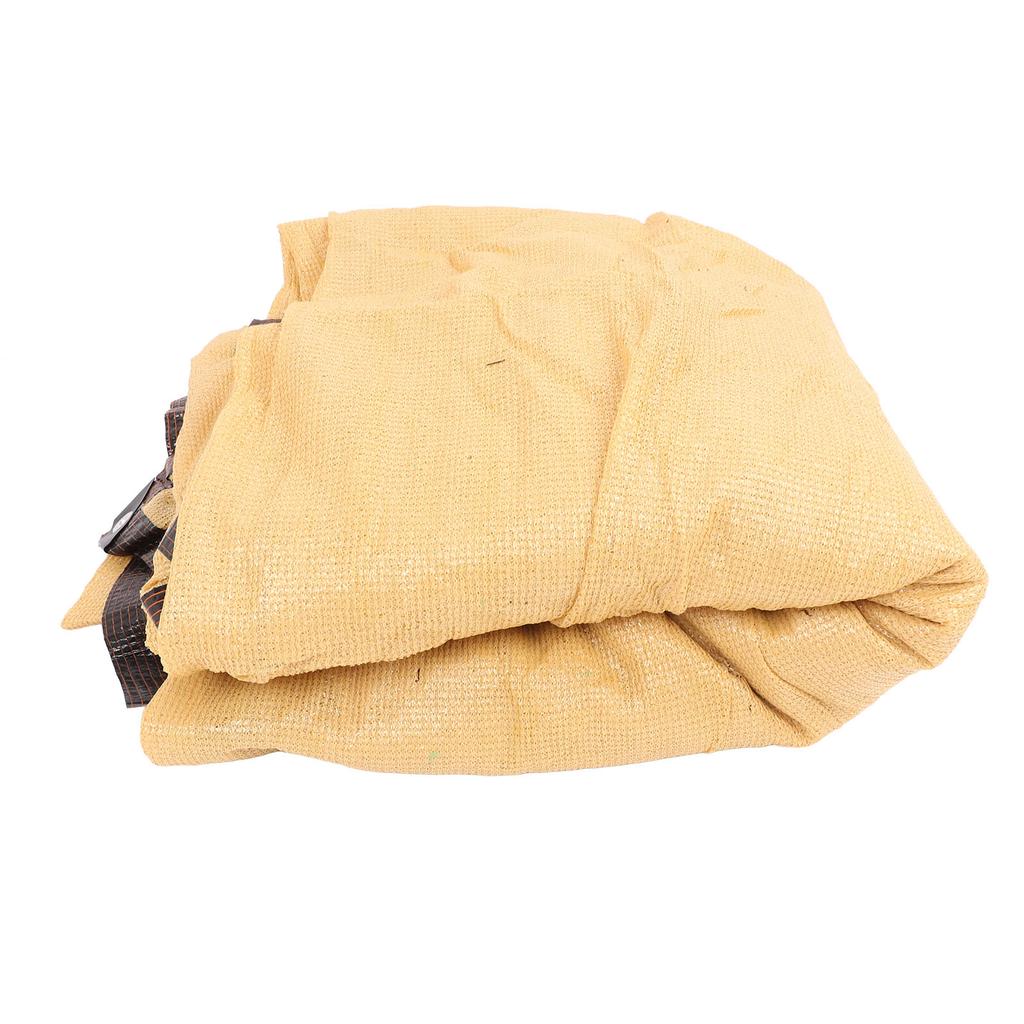 Sun Shade Net Mesh with Grommets Reinforced Thickened UV Resistant Sun Shade Cloth for Patio