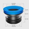 Stable Toilet Installation Sealing Rings Wear Resistant Toilet Flanges Repair Seal Valves for Bathroom Environment