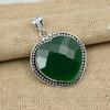 Green Onyx Gemstone 925 Sterling Silver Jewelry Handmade Pendant For Thanksgiving
