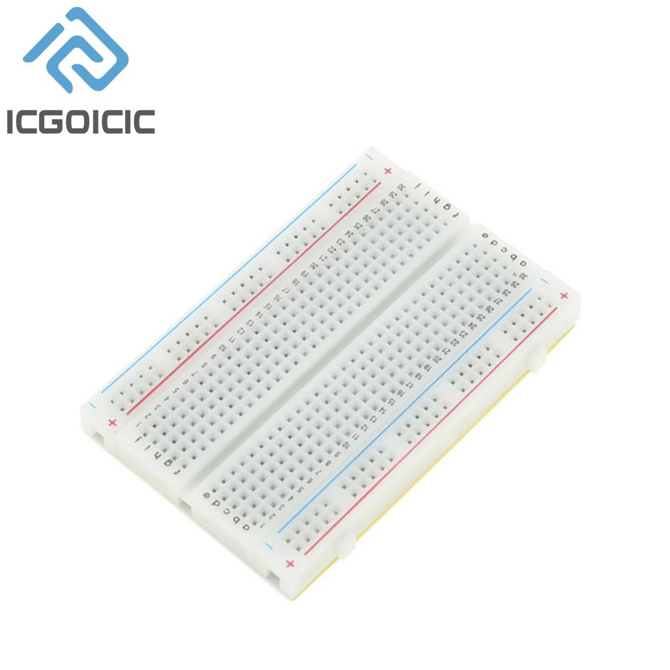 

MB102 Breadboard 400 830 Point Solderless PCB Bread Board Test Develop DIY For Arduino