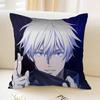Cartoon Figure Gojo Satoru Cushion Cover Car Throw Pillow Case For Sofa Car Christmas Gift xcm xcm