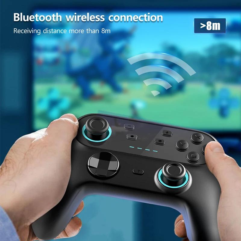 High-performance Wireless Game Controller Supports RGB Atmosphere Light for Tesla Model 3 Y S X 2025-2025 Car Game Accessories