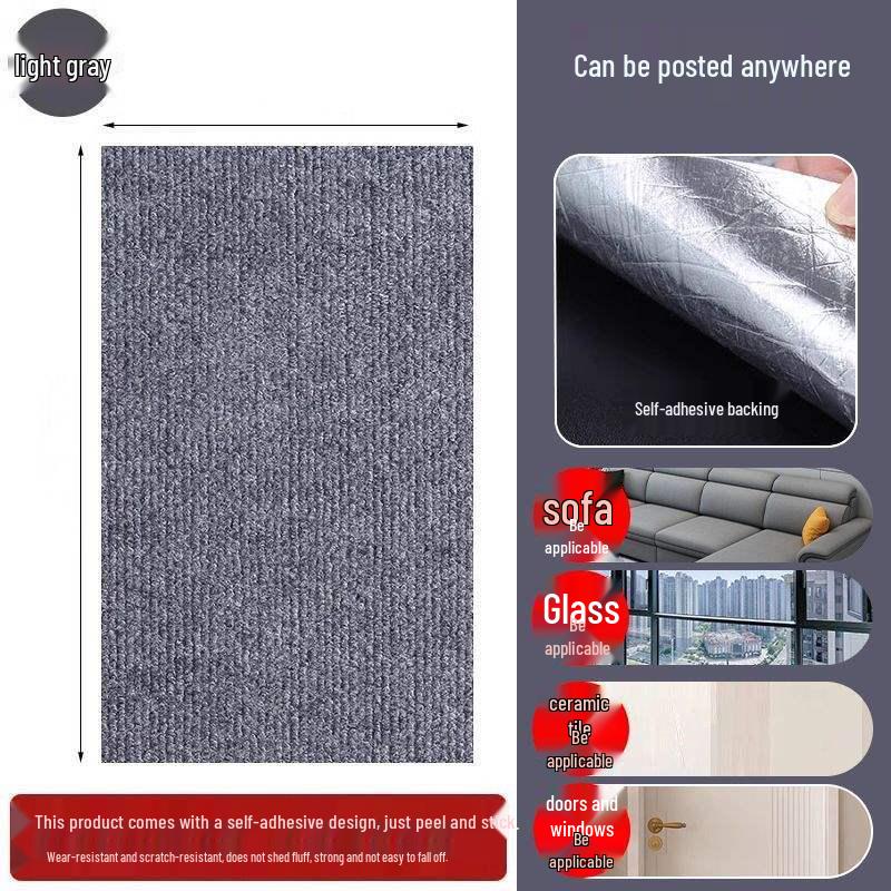 Self-Adhesive Cat Scratching Wall Sticker - Cuttable, Anti-Scratch, Wear-Resistant Board for Cats