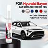 Dla Hyundai Bayon Pisak do naprawy lakieru Zaprawka Usuwanie zarysowań DIY Akcesoria samochodowe Czarny Biały Niebieski Szary