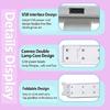 Modern 12W 8 LED UV Nail Curing Light With Adjustable Timers And Sleek Plastic Design Nail Curing Machine