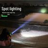 USB Rechargeable Long-Range LED Flashlight for Camping and Home Use