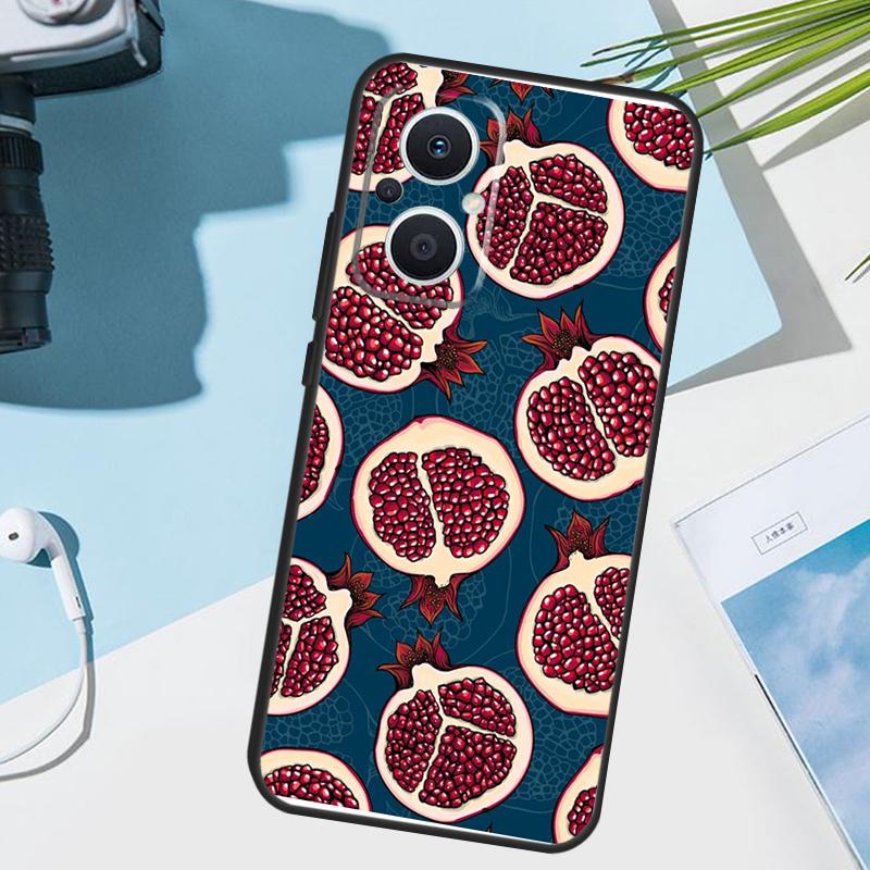 

Food Fruit Red Pomegranate Cover For OPPO Reno 8T 7 8 Lite 14F 13F 12F 11F 14 13 12 11 10 OPPO Find X8 X6 X5 X9 Pro Case OPPO Find X9