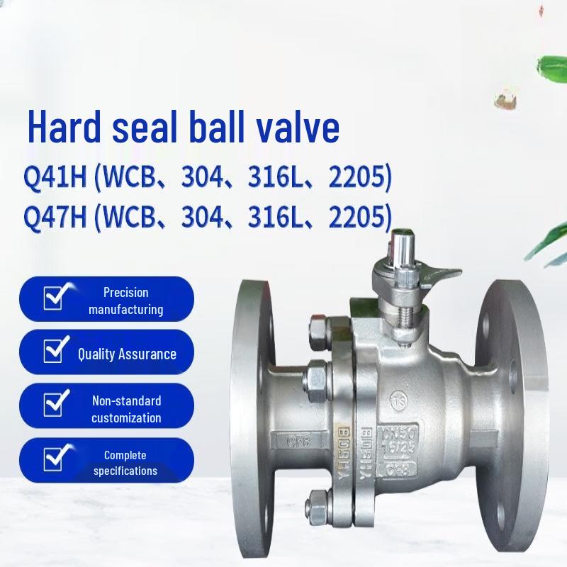

DN150 PN40 304 Stainless Steel Hard Seal Flange Ball Valve