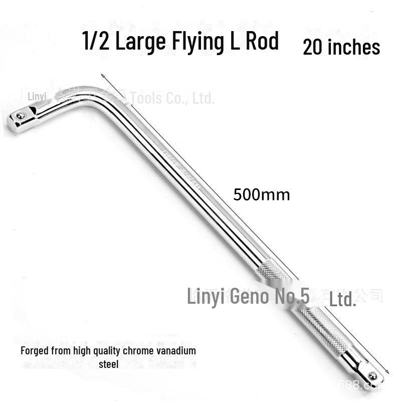 Extended Hexagonal Socket Set for Electric Wrench (8-32mm) – Thickened Black for Auto Repair & Maintenance