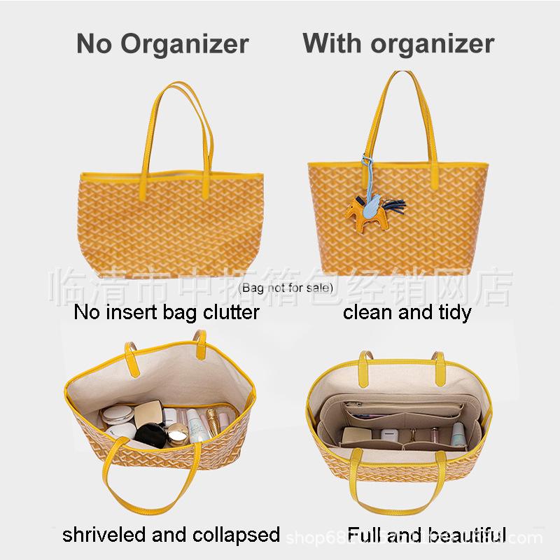 Ultra-Light Goya Liner Bags: Large, Medium, and Small Totes with Built-In Storage
